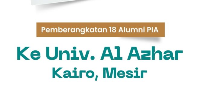 18 Alumni Pesantren Islam Al Irsyad Tengaran Berangkat ke Mesir untuk Melanjutkan Studi di Universitas Al Azhar